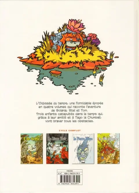 Verso de l'album L'Odyssée du temps Tome 4 La ville Blanche