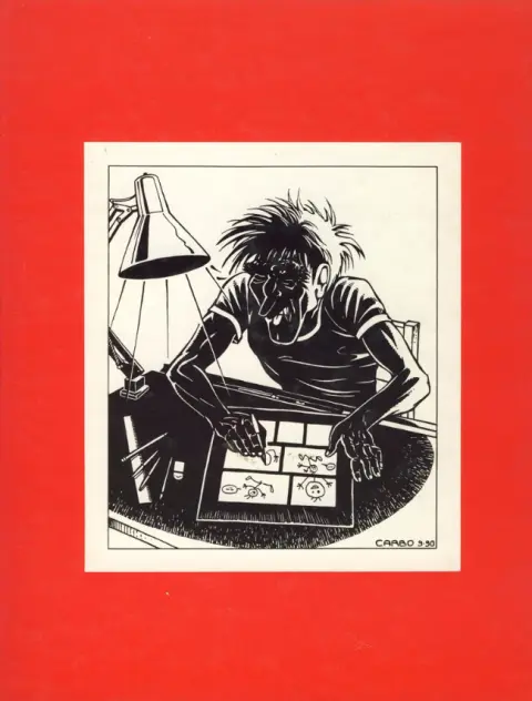 Verso de l'album Papier Carbo