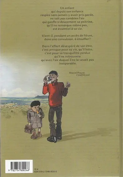 Verso de l'album Petit Polio Tome 4 Les années ventoline