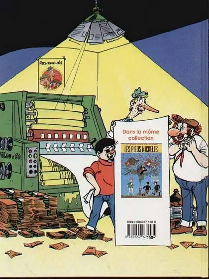Verso de l'album Les Pieds Nickelés Tome 2 Voleur de pub