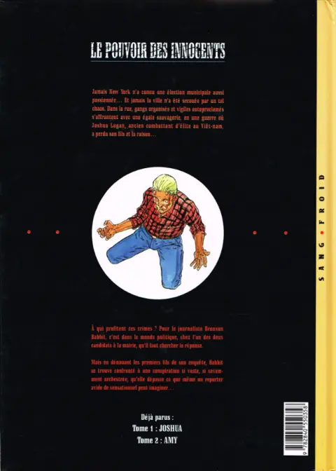 Verso de l'album Le Pouvoir des Innocents Tome 2 Amy