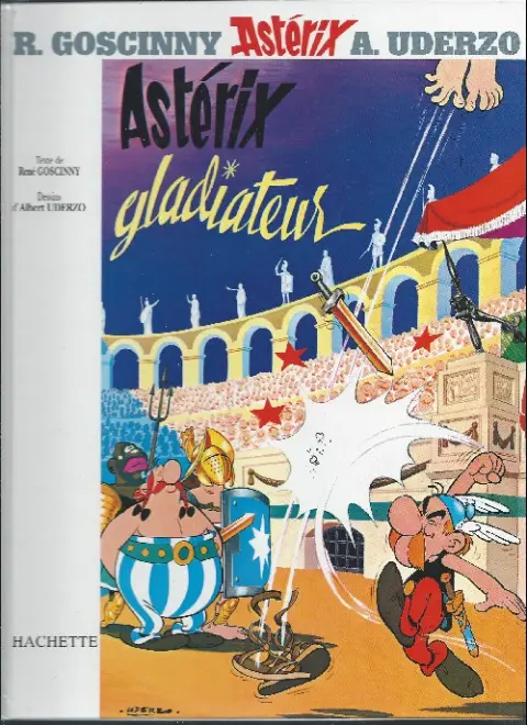 Couverture de l'album Astérix Tome 4 Astérix gladiateur