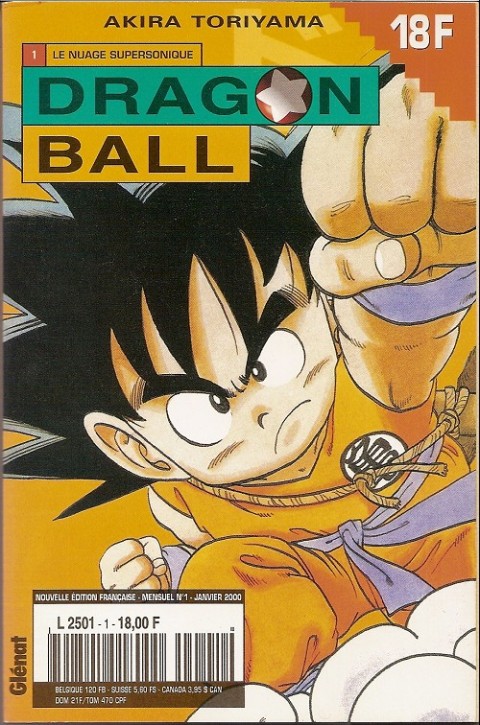 Couverture de l'album Dragon Ball Tome 1 Le nuage supersonique