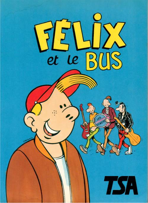 Couverture de l'album Félix et le bus TSA