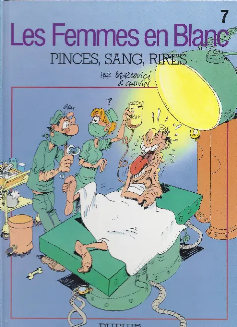 Couverture de l'album Les Femmes en Blanc Tome 7 Pinces, sang, rires