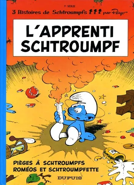 Couverture de l'album Les Schtroumpfs Tome 7 L'apprenti Schtroumpf