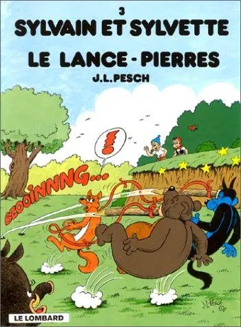 Couverture de l'album Sylvain et Sylvette Tome 3 Le lance-pierres