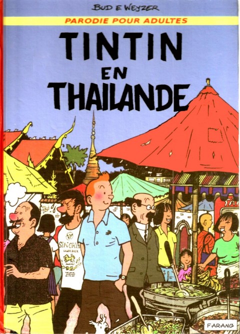 Couverture de l'album Tintin Tintin en Thaïlande