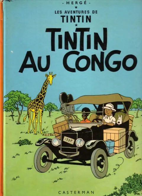 Couverture de l'album Tintin Tome 2 Tintin au Congo