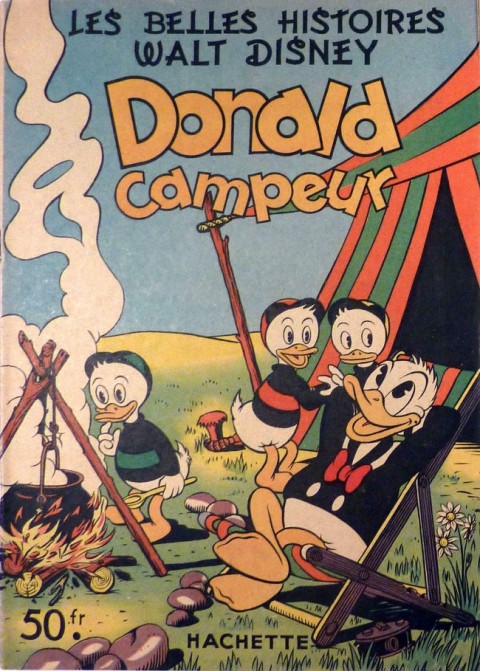 Couverture de l'album Les Belles histoires Walt Disney Tome 34 Donald campeur