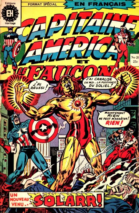 Capitaine America Tome 20 Un nouveau personnage: Solarr !
