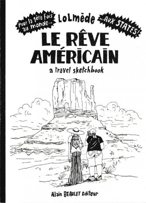 Couverture de l'album Le rêve américain - a travel sketchbook