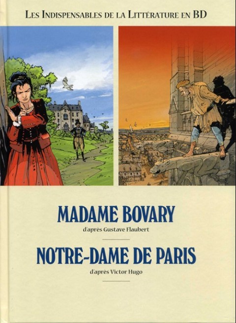 Couverture de l'album Les Indispensables de la Littérature en BD Madame Bovary / Notre-Dame de Paris