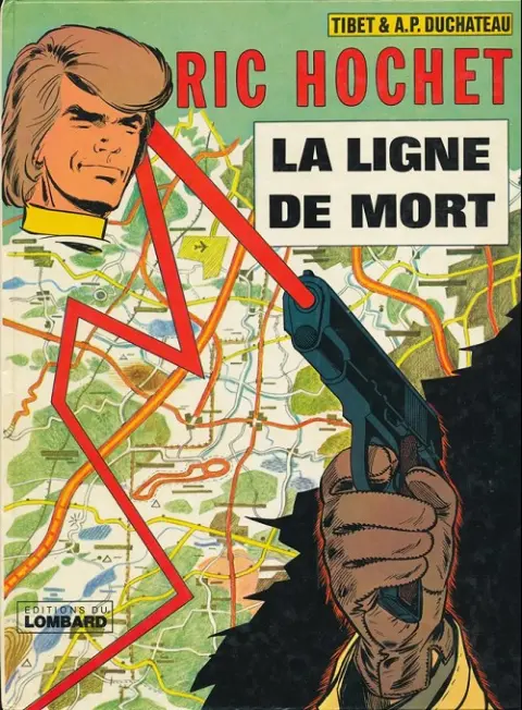 Couverture de l'album Ric Hochet Tome 23 La ligne de mort