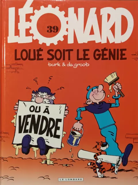 Couverture de l'album Léonard Tome 39 Loué soit le génie