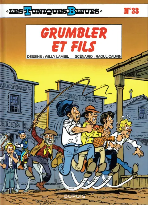 Couverture de l'album Les Tuniques Bleues Tome 33 Grumbler et fils