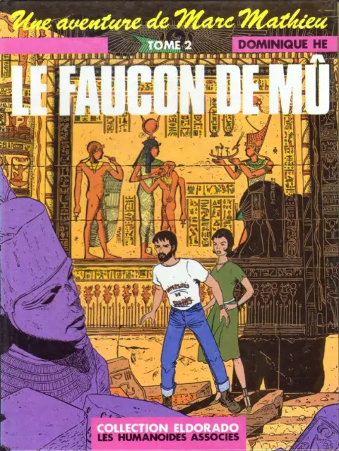 Couverture de l'album Une aventure de Marc Mathieu Tome 2 Le faucon de Mû