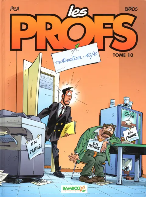 Couverture de l'album Les Profs Tome 10 motivation : 10/10
