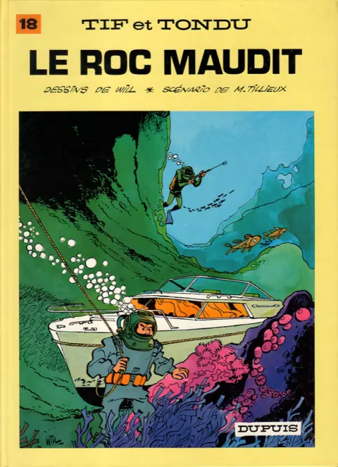 Couverture de l'album Tif et Tondu Tome 18 Le roc maudit