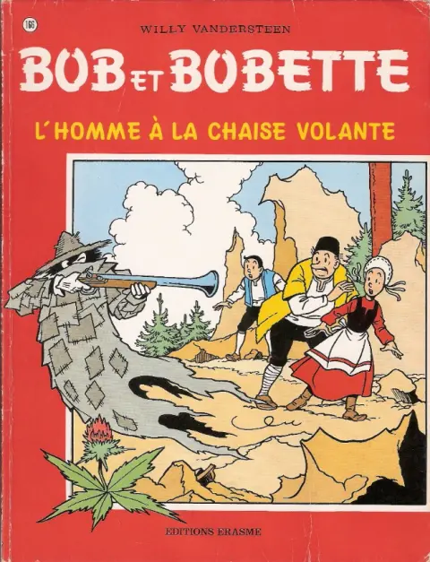 Couverture de l'album Bob et Bobette Tome 166 L'homme à la chaise volante