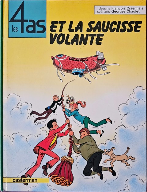 Couverture de l'album Les 4 as Tome 14 Les 4 as et la saucisse volante