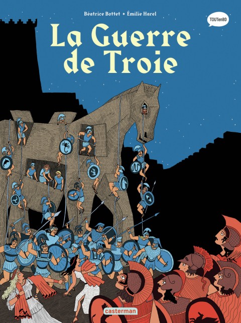 Couverture de l'album La Mythologie en BD Tome 9 La guerre de Troie