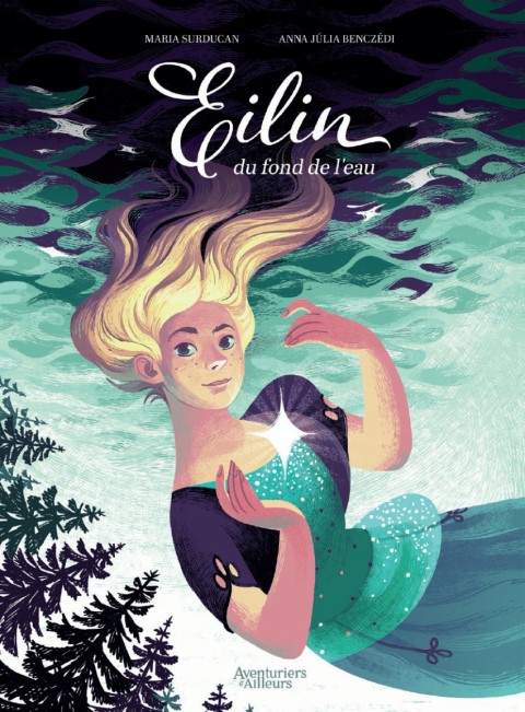 Naïade Eilin du fond de l'eau