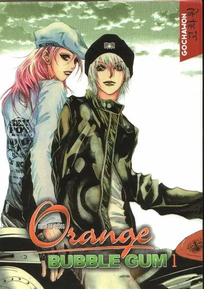 Orange bubble gum