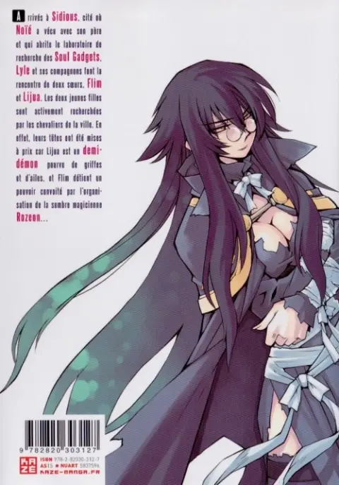 Verso de l'album Soul Gadget Radiant 3
