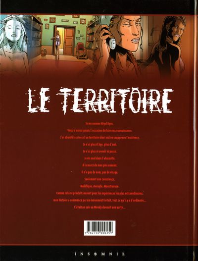 Verso de l'album Le Territoire Tome 4 Frontière