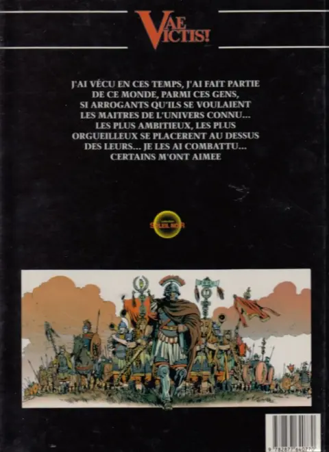 Verso de l'album Vae Victis ! Tome 1 Ambre, le banquet de Crassus
