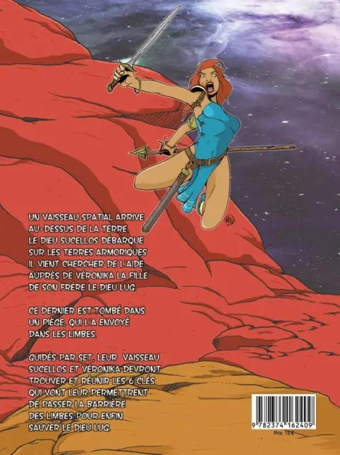 Verso de l'album Veronika - Celtic Univers Tome 2 Veronika - Celtic Univers Livre 2