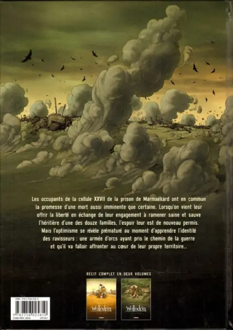 Verso de l'album Wollodrïn Tome 2 Le matin des cendres 2/2