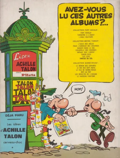 Verso de l'album Achille Talon Tome 2 Achille Talon aggrave son cas !