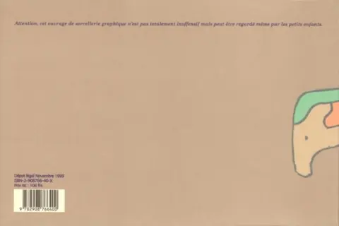 Verso de l'album 40 days dans le désert B