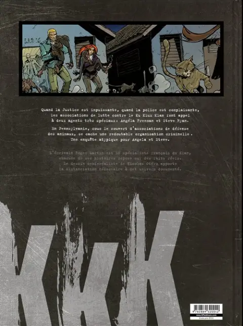 Verso de l'album Amerikkka Tome 5 Les commandos de Philadelphie