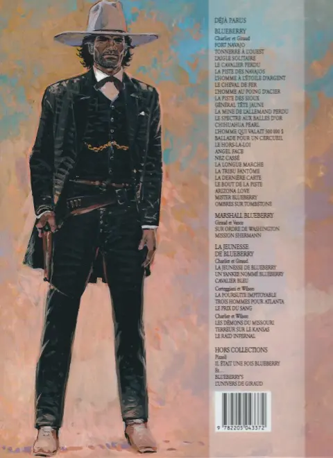 Verso de l'album Blueberry Tome 9 La piste des Sioux