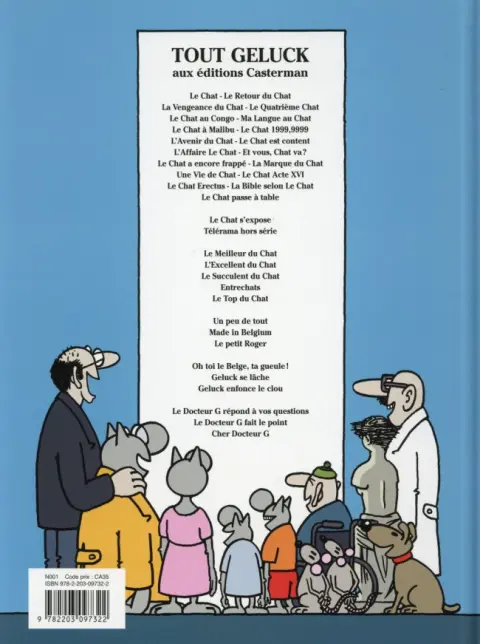 Verso de l'album Le Chat Tome 2 Le Retour du Chat