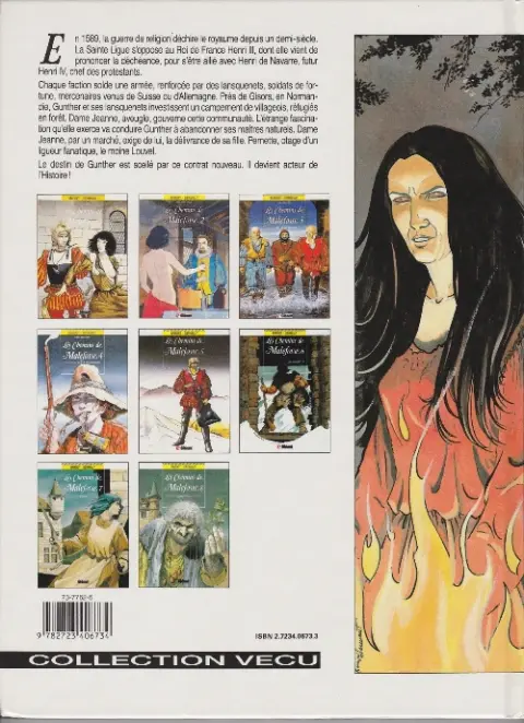 Verso de l'album Les Chemins de Malefosse Tome 1 Le diable noir
