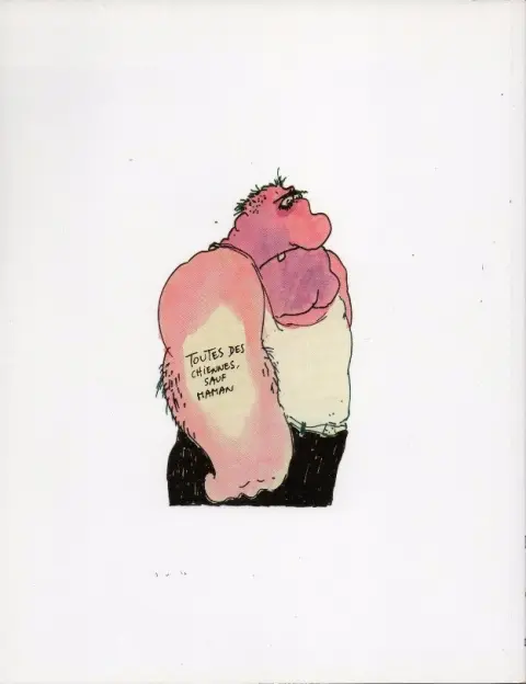 Verso de l'album Les Copines