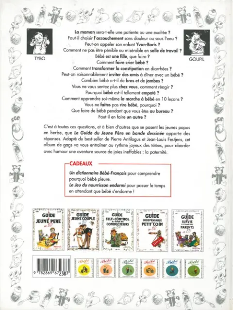 Verso de l'album Le Guide Tome 1 Le guide du jeune père