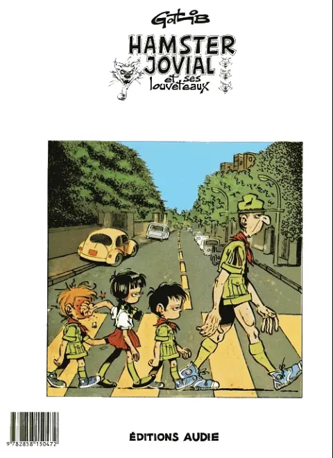 Verso de l'album Hamster Jovial Hamster Jovial et ses louveteaux