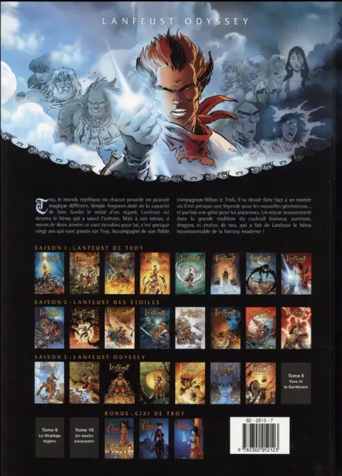 Verso de l'album Lanfeust Odyssey Tome 1 L'énigme Or-Azur - 1ère partie