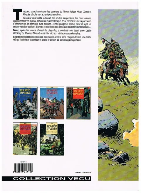 Verso de l'album Poupée d'ivoire Tome 2 La griffe de bronze
