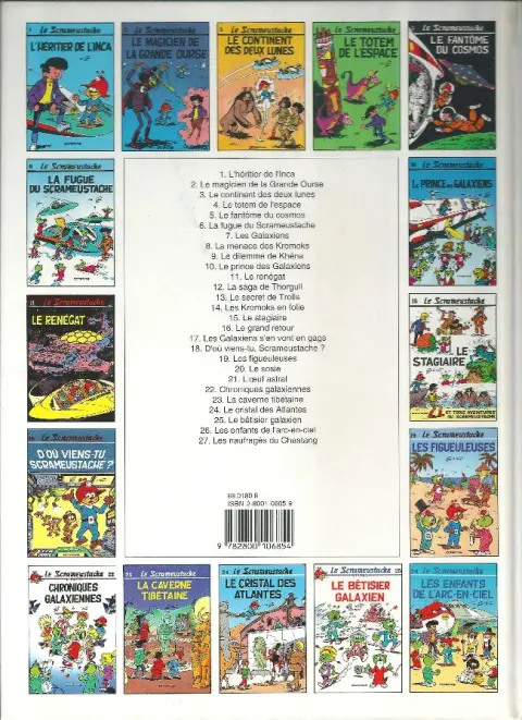 Verso de l'album Le Scrameustache Tome 8 La menace des Kromoks