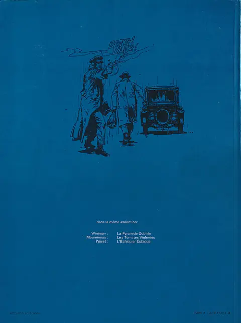 Verso de l'album La Bande à Bonnot