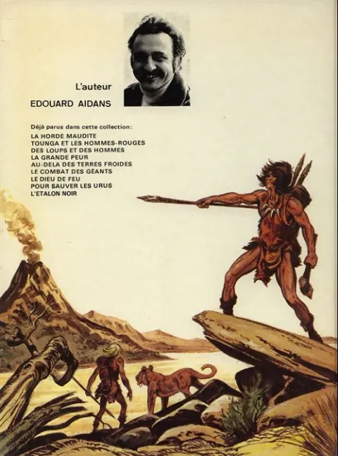 Verso de l'album Tounga Tome 1 La horde maudite