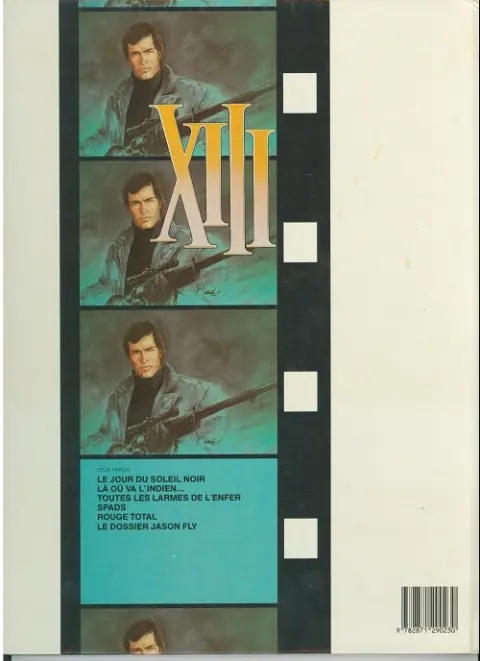 Verso de l'album XIII Tome 4 SPADS