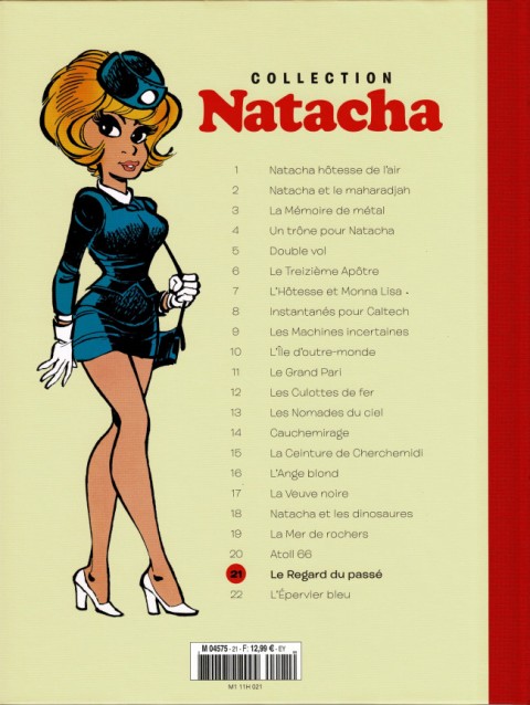 Verso de l'album Natacha - La Collection Tome 21 Le regard du passé