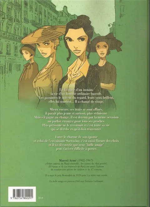 Verso de l'album La Belle image